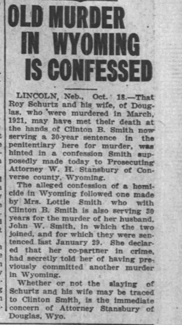 Not sure if correct Lottie Smith. Need to research other names in article.